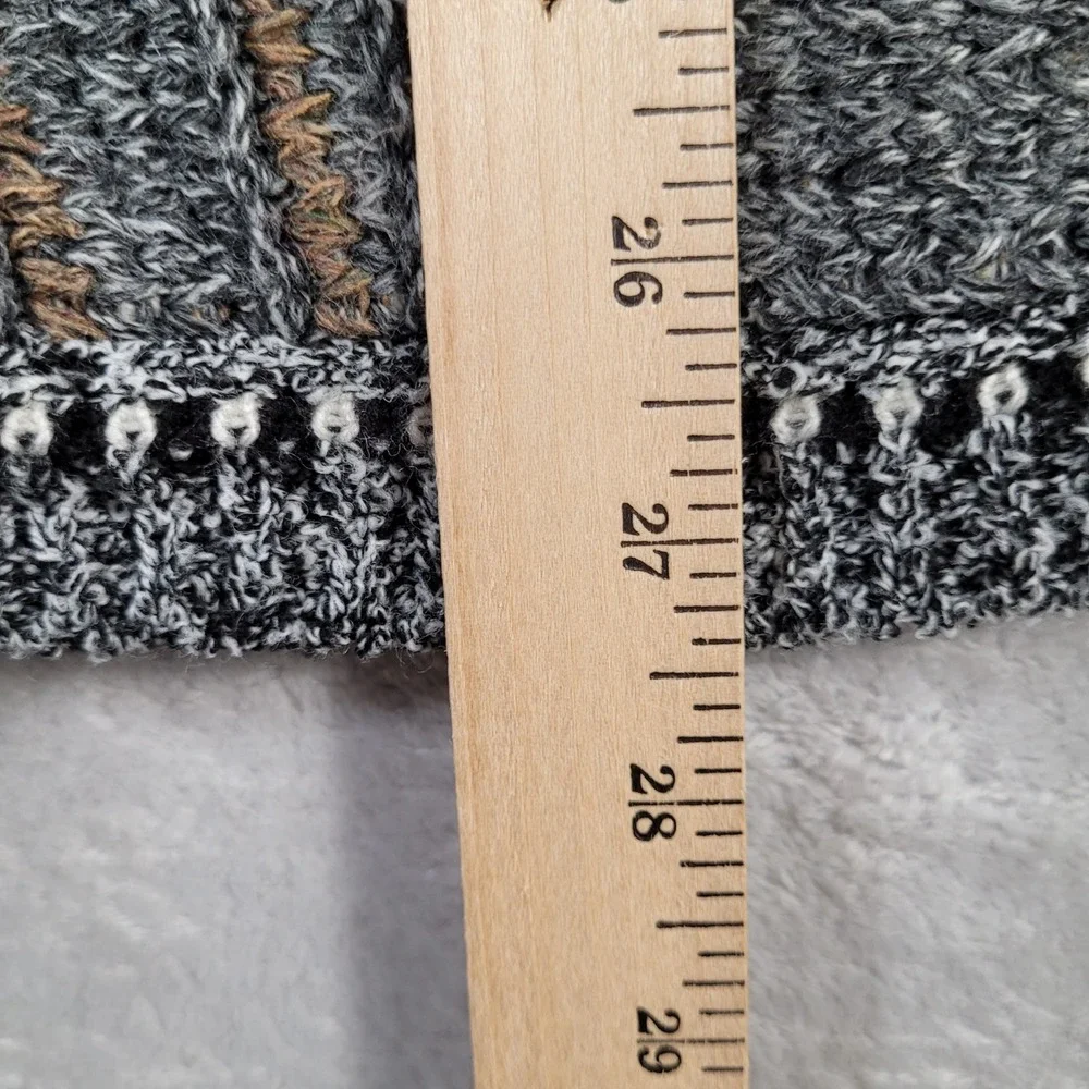 Lavane Sweater Mens Large Gray Vintage 90s 3D Knit Style Crewneck Cosby Dad